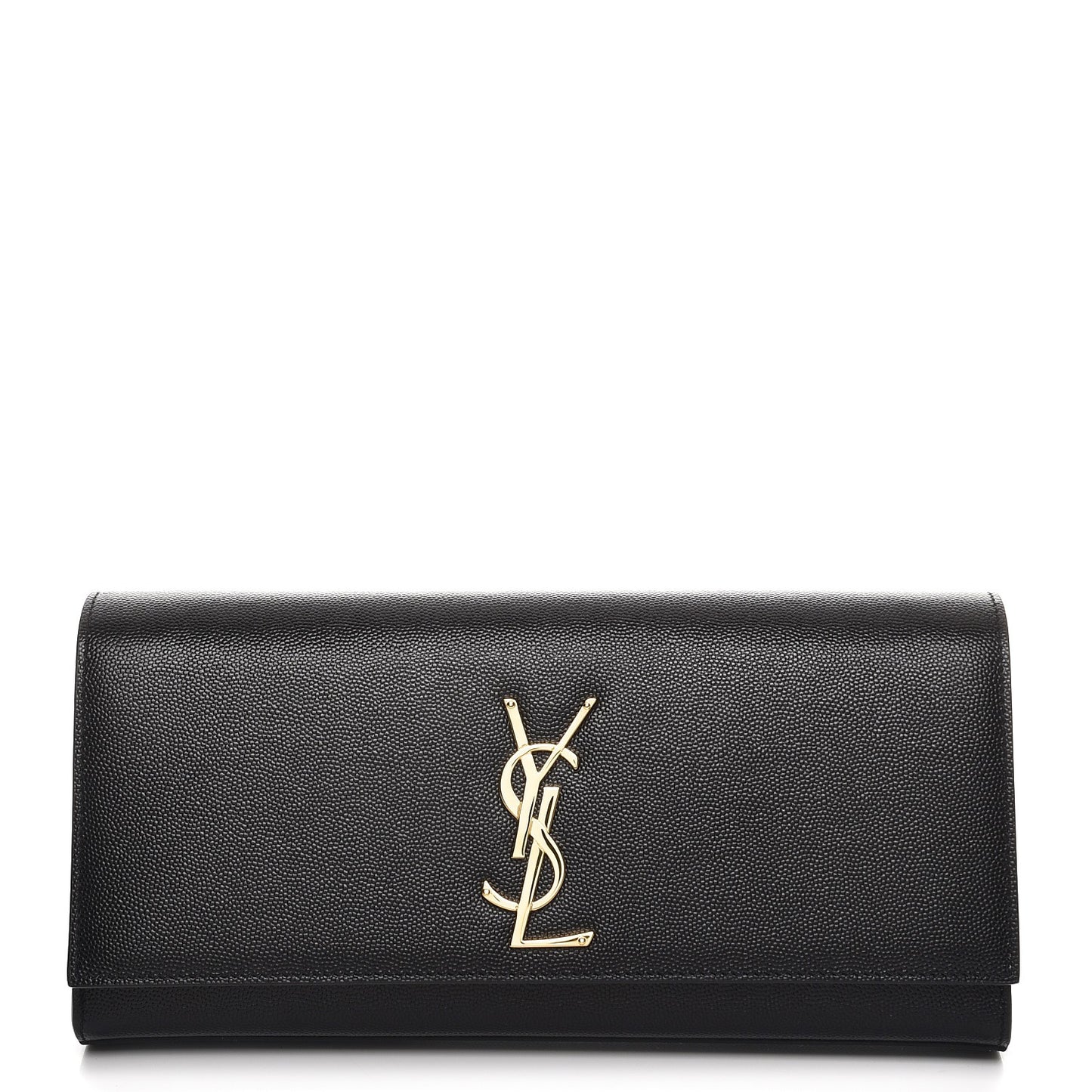 Grain De Poudre Monogram Cassandre Clutch Black