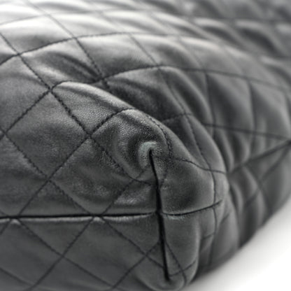 Saint Laurent Lambskin Quilted Maxi Icare Shopping Tote Black 11 of 14