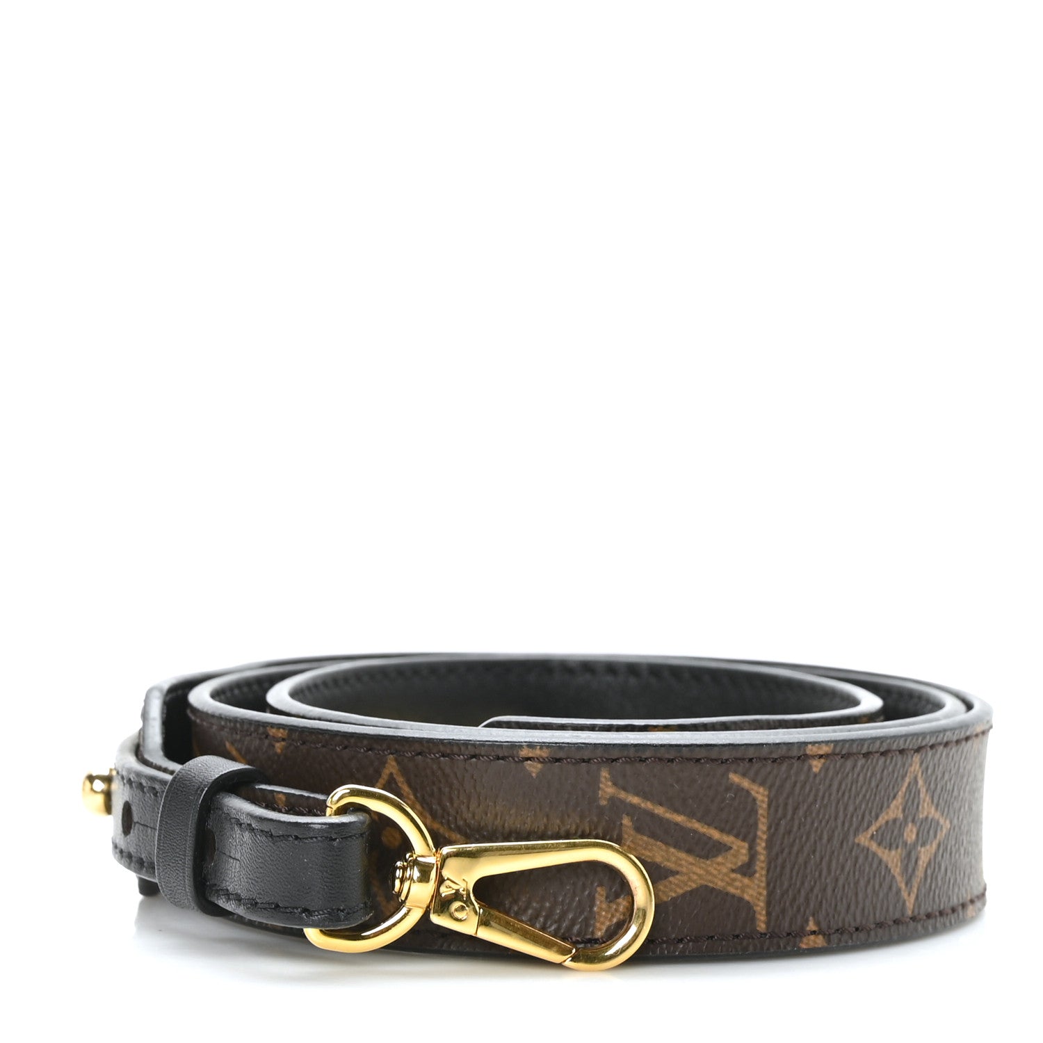 Louis Vuitton Monogram Bandouliere Shoulder Strap XL Black 1 of 4