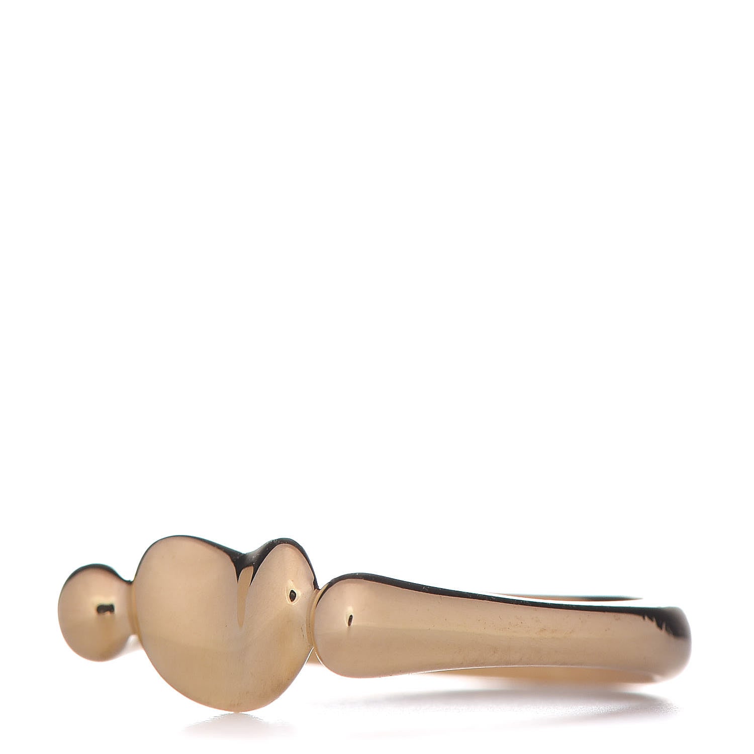 Tiffany 18K Yellow Gold Elsa Peretti Bean Ring 49 4.75 3 of 6