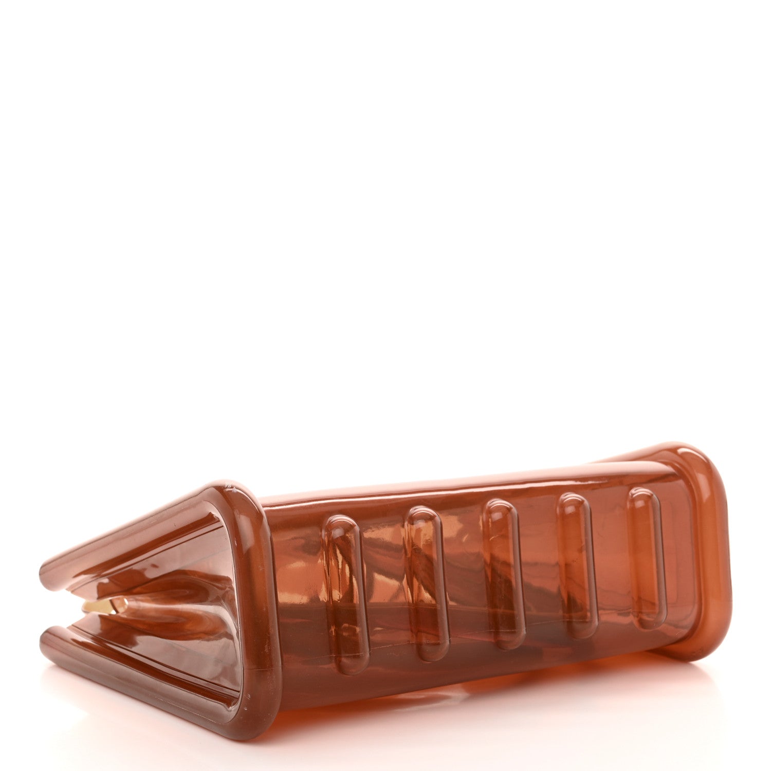 Telfar x MELISSA Jelly Medium Shopping Bag Clear Brown 4 of 11