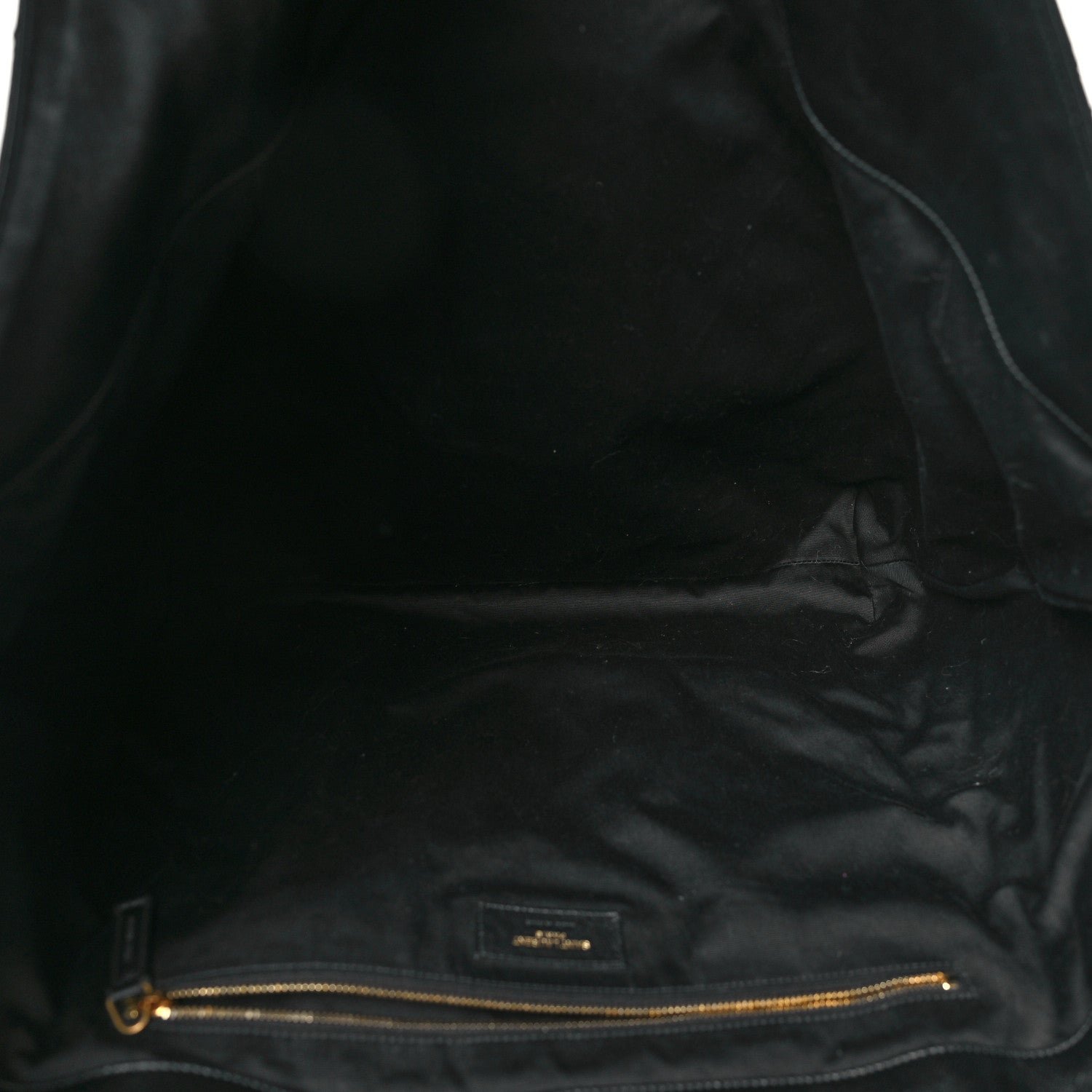Saint Laurent Lambskin Quilted Maxi Icare Shopping Tote Black 6 of 11