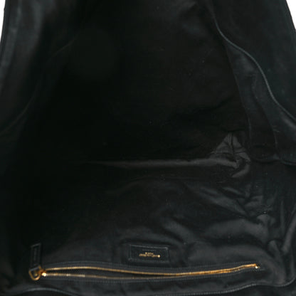 Saint Laurent Lambskin Quilted Maxi Icare Shopping Tote Black 6 of 11