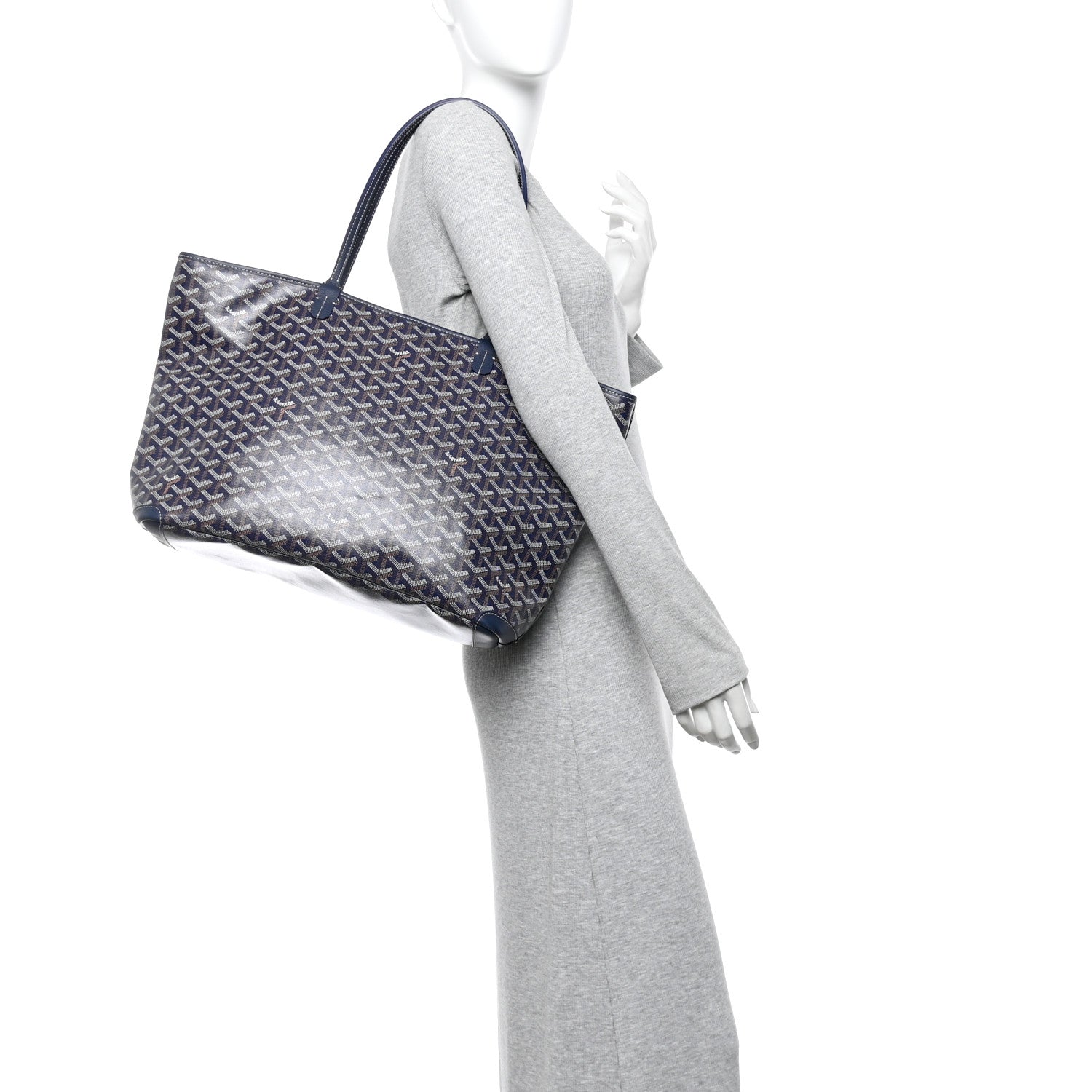 Goyard Goyardine Artois MM Navy 2 of 10