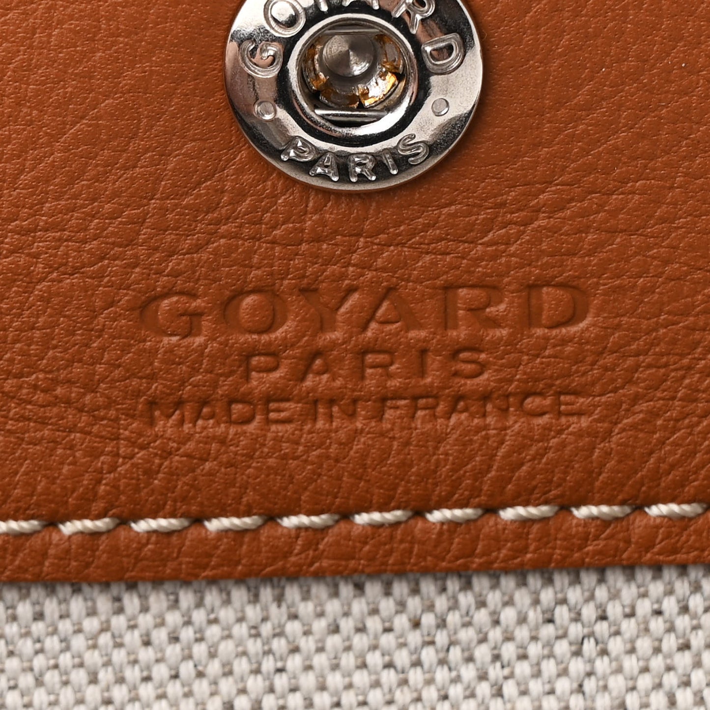 Goyardine Reversible Mini Anjou Black Gold