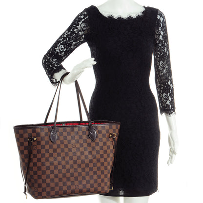 Louis Vuitton Damier Ebene Neverfull MM 2 of 8