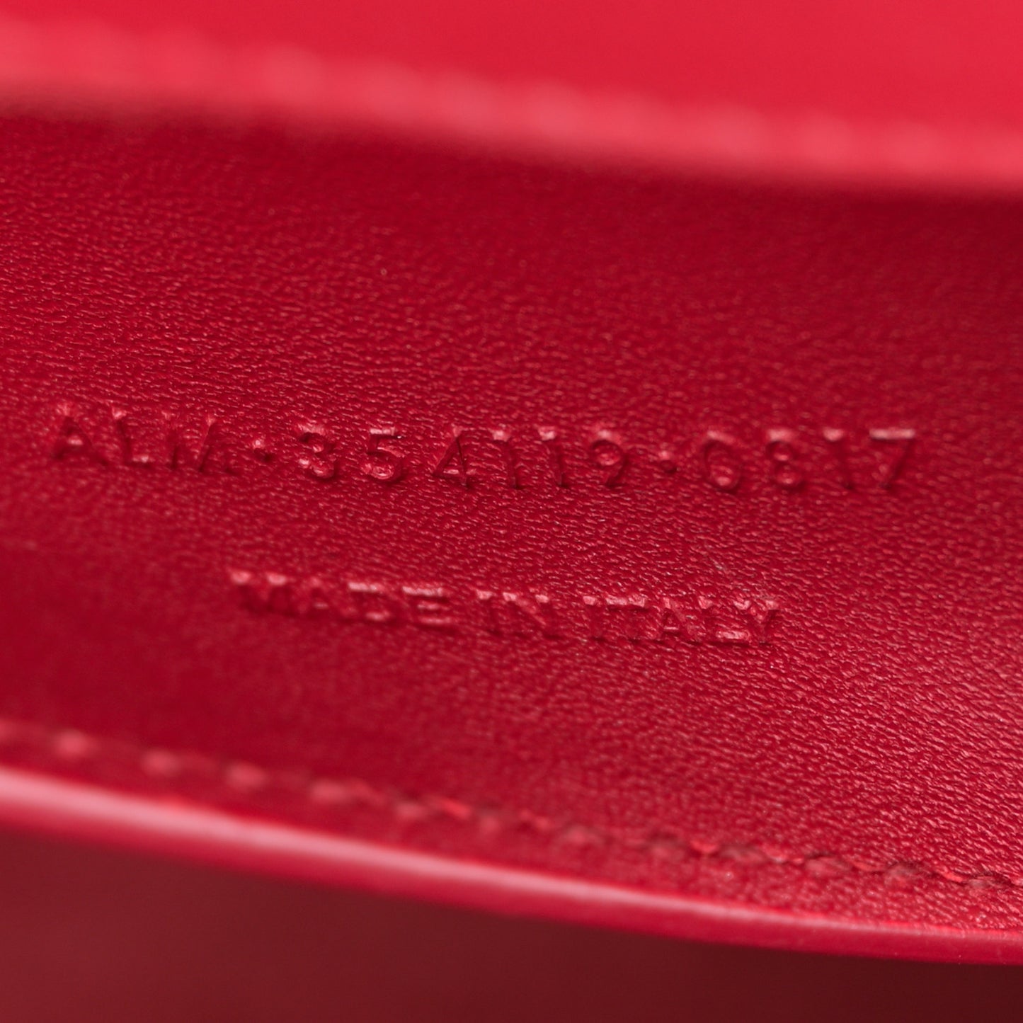 Smooth Calfskin Medium Classic Monogram Kate Tassel Satchel Lipstick Red