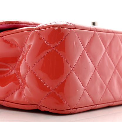 Chanel Patent Quilted Medium Double Flap Pink 9 of 14