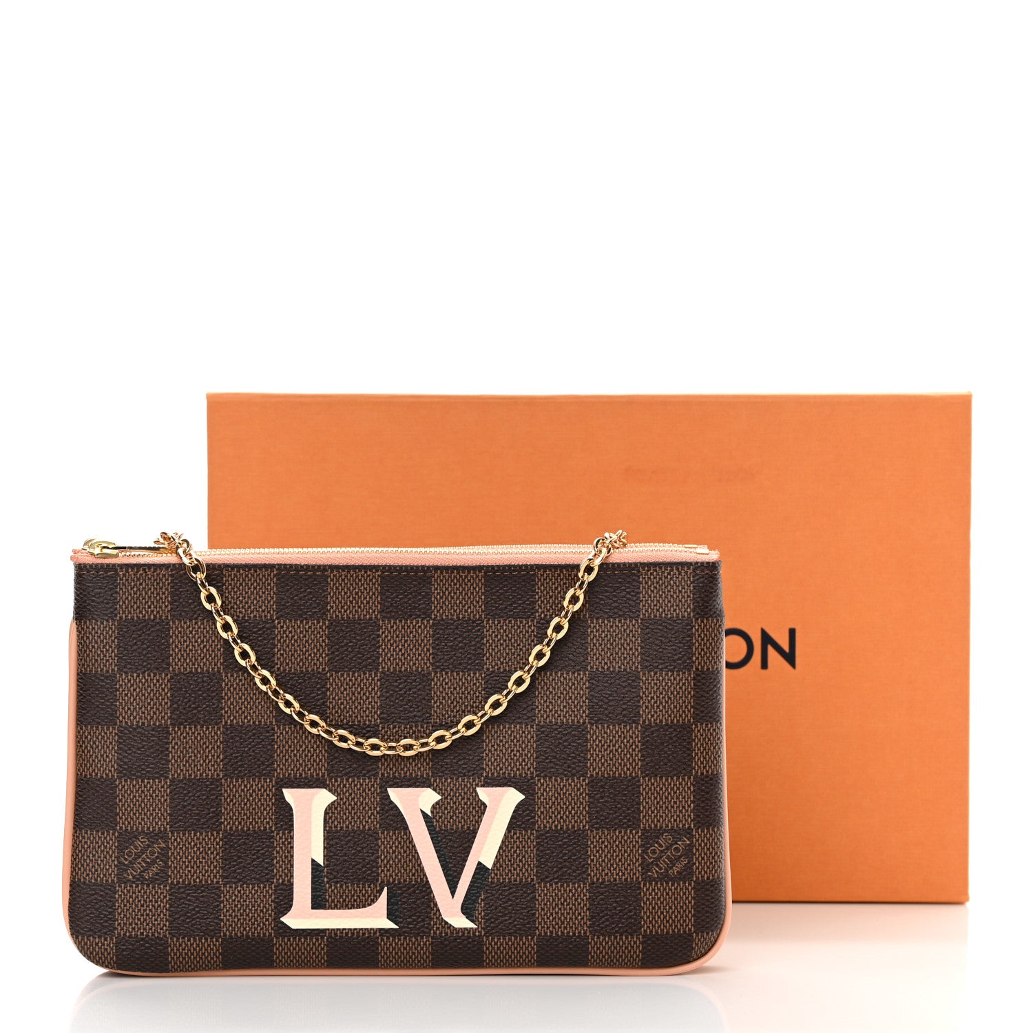 Louis Vuitton Damier Ebene Double Zip Pochette 11 of 11
