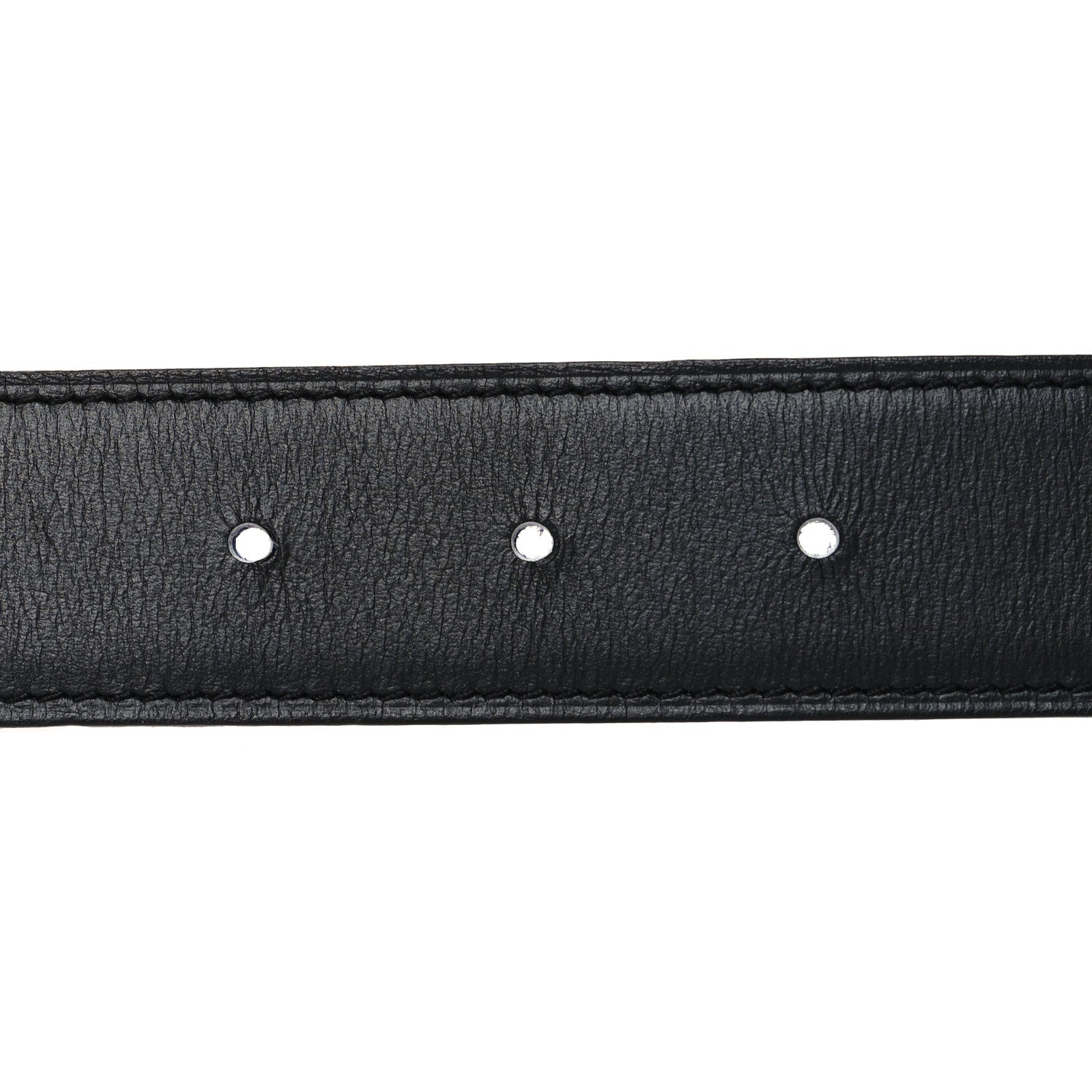 Hermes Box Togo 32mm H Belt 80 32 Black Bleu Nuit 3 of 6