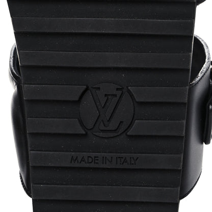 Louis Vuitton Calfskin New Wave Bom Dia Mule Sandals 35 Black 6 of 7