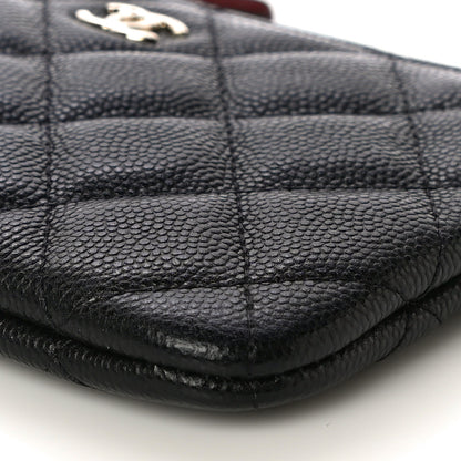 Chanel Caviar Quilted Small Cosmetic Case Black 10 of 10
