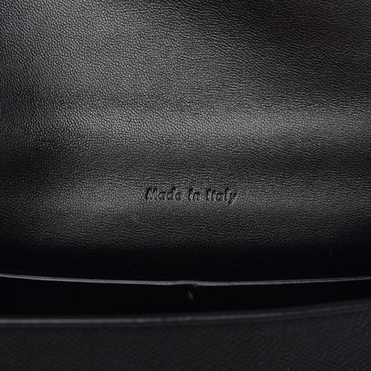 Celine Grained Calfskin Compact Trotteur Black 6 of 9