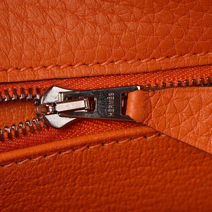 Hermes Taurillon Clemence Kelly Retourne 28 Orange 21 of 35