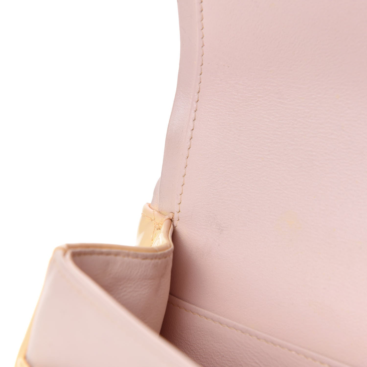 Chanel Patent Quilted Jumbo Double Flap Light Pink 9 of 13