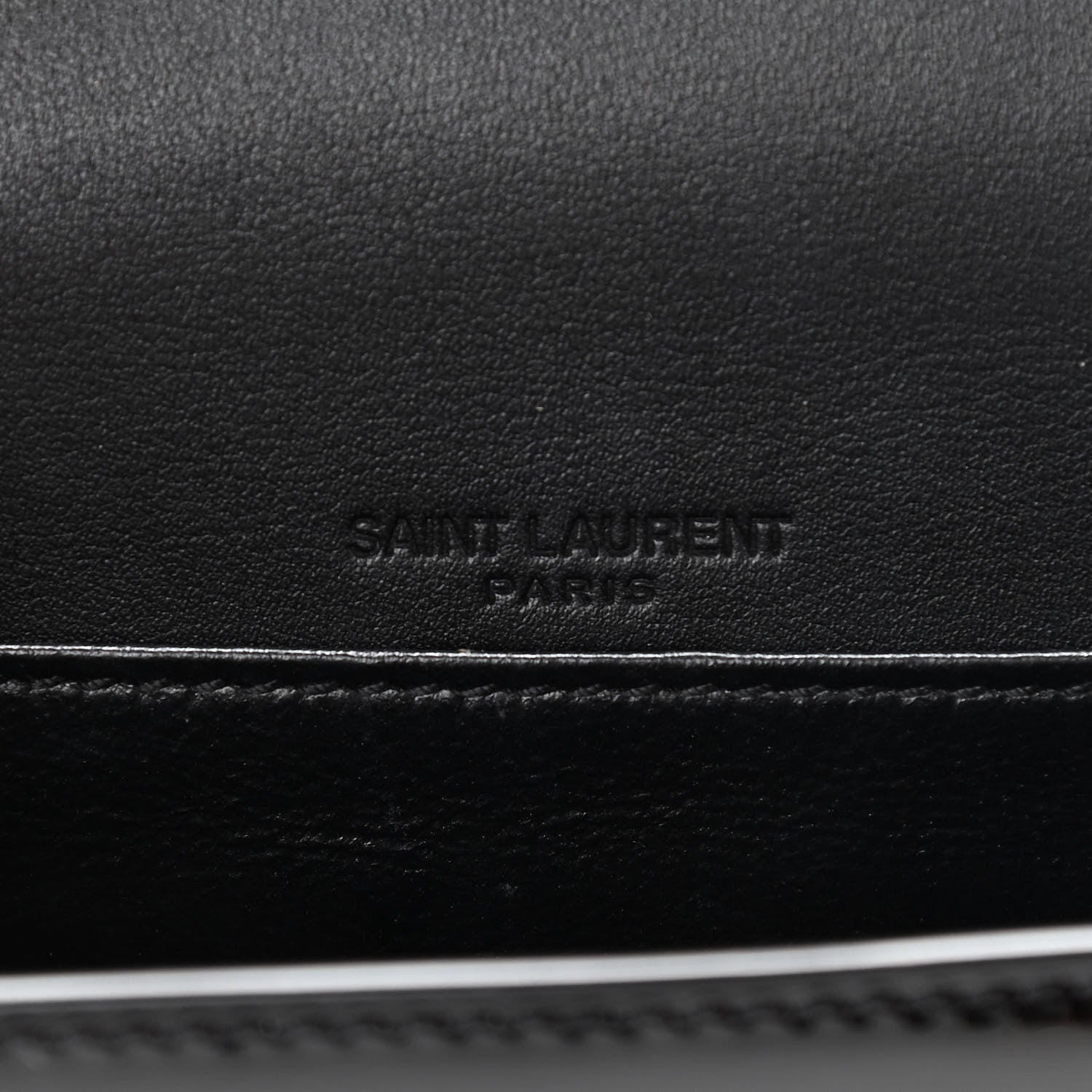 Saint Laurent Patent Monogram Kate Belt Bag Black 6 of 9