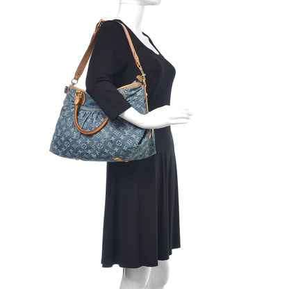 Louis Vuitton Denim Neo Cabby MM Blue 2 of 11