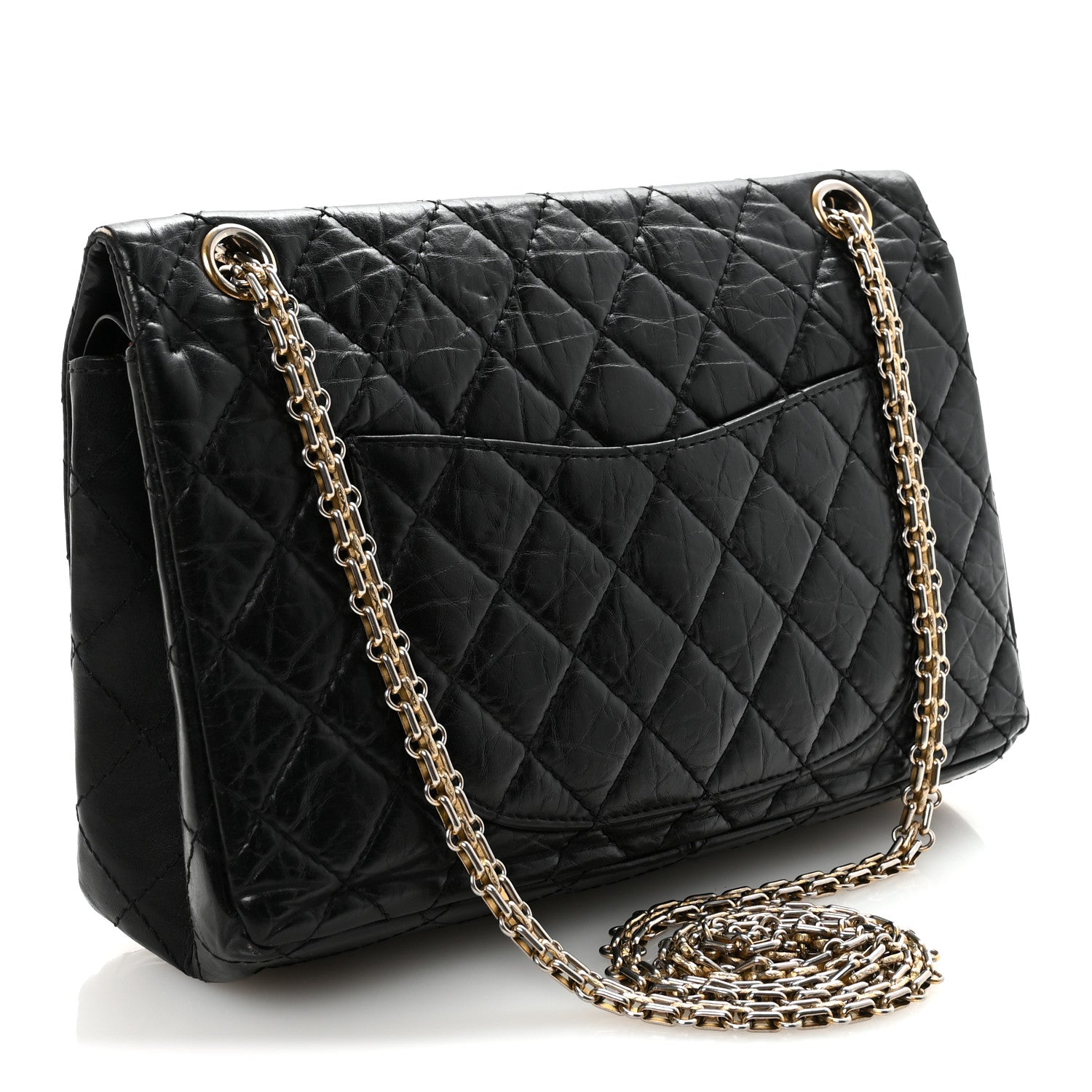 Chanel Aged Calfskin Quilted 2.55 Reissue 226 Flap Black 4 of 19
