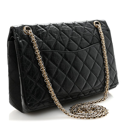 Chanel Aged Calfskin Quilted 2.55 Reissue 226 Flap Black 4 of 19