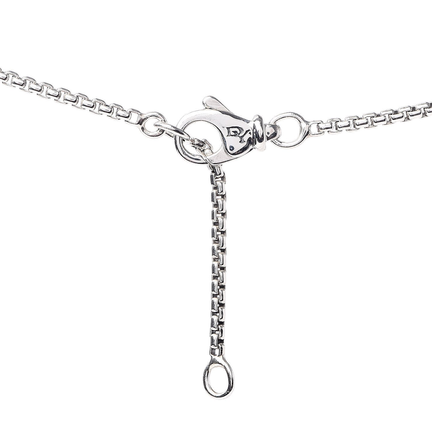 DAVID YURMAN Sterling Silver Diamond Starburst 5 Station Necklace