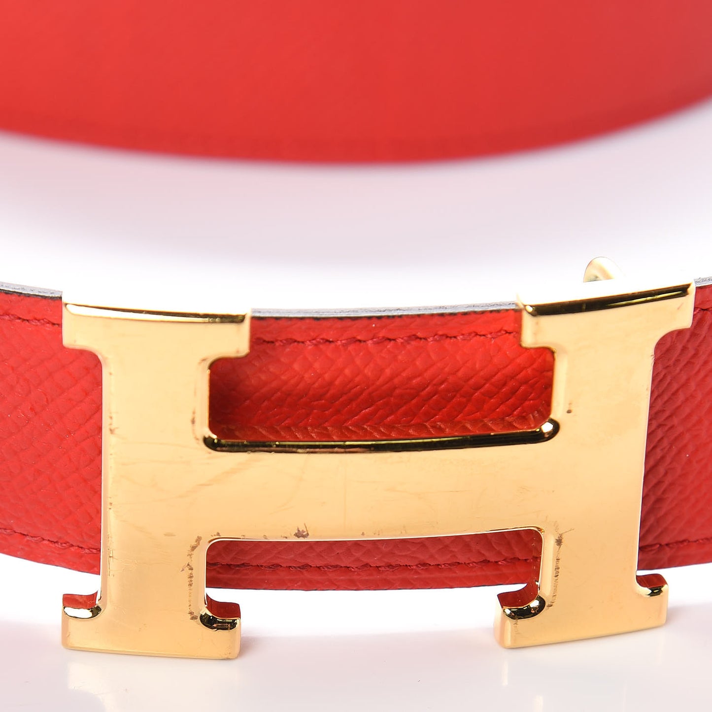 Epsom 32mm H Belt 80 Bleu Du Nord Rouge De Coeur