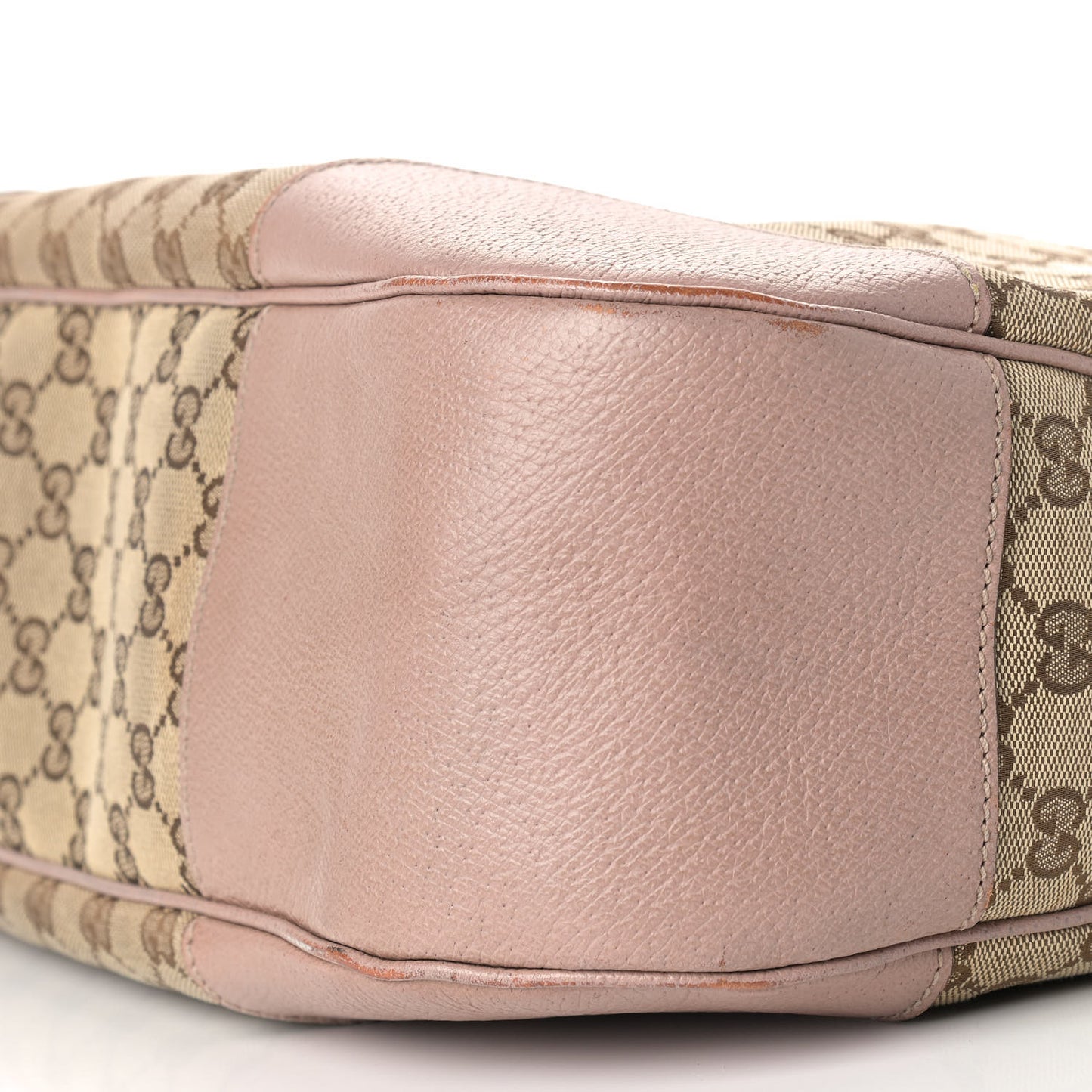 Monogram Large Bree Hobo Beige Soft Pink