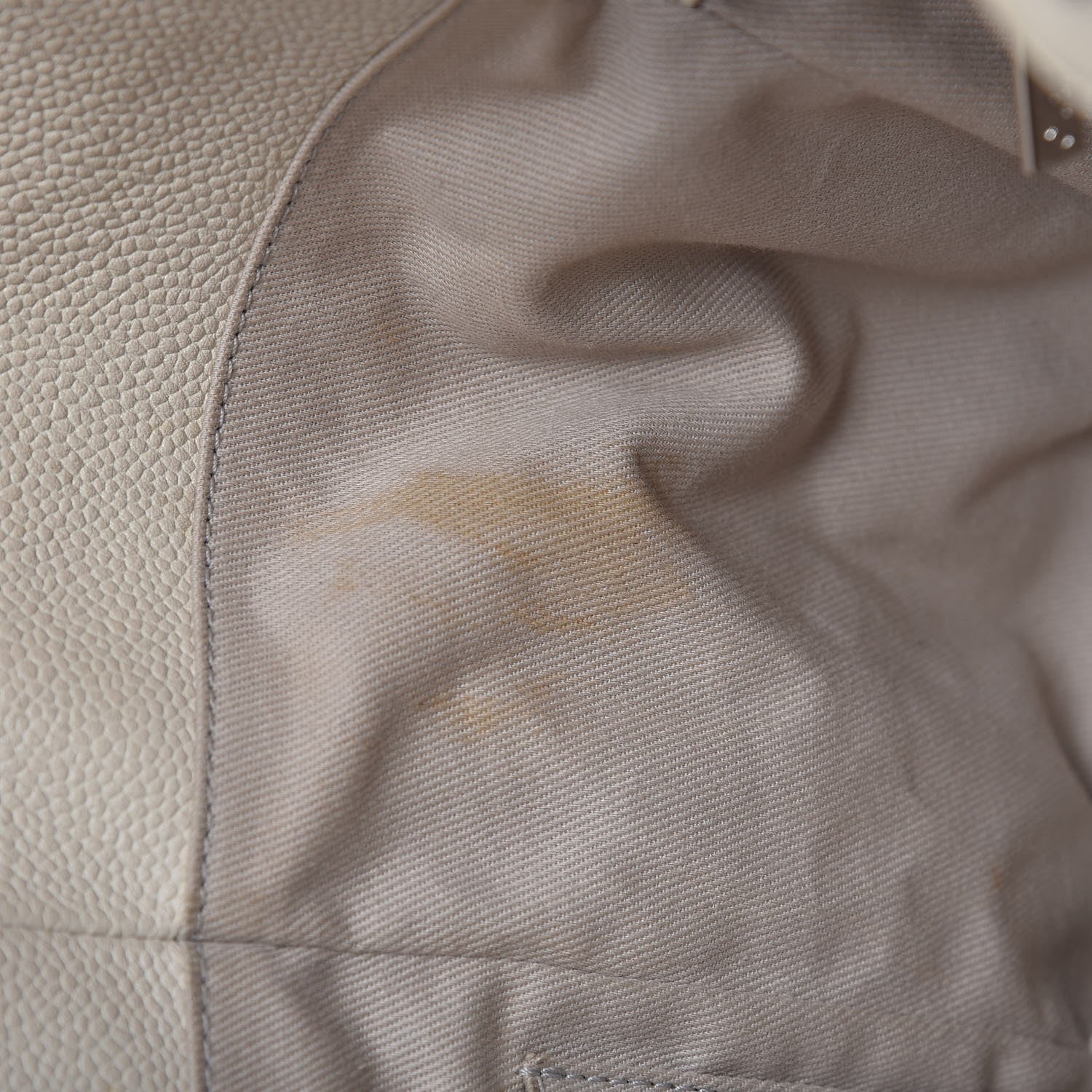 Chanel Glazed Calfskin Small Deauville Tote Ivory 8 of 9