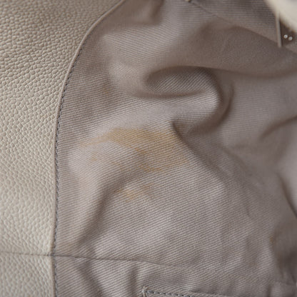 Chanel Glazed Calfskin Small Deauville Tote Ivory 8 of 9