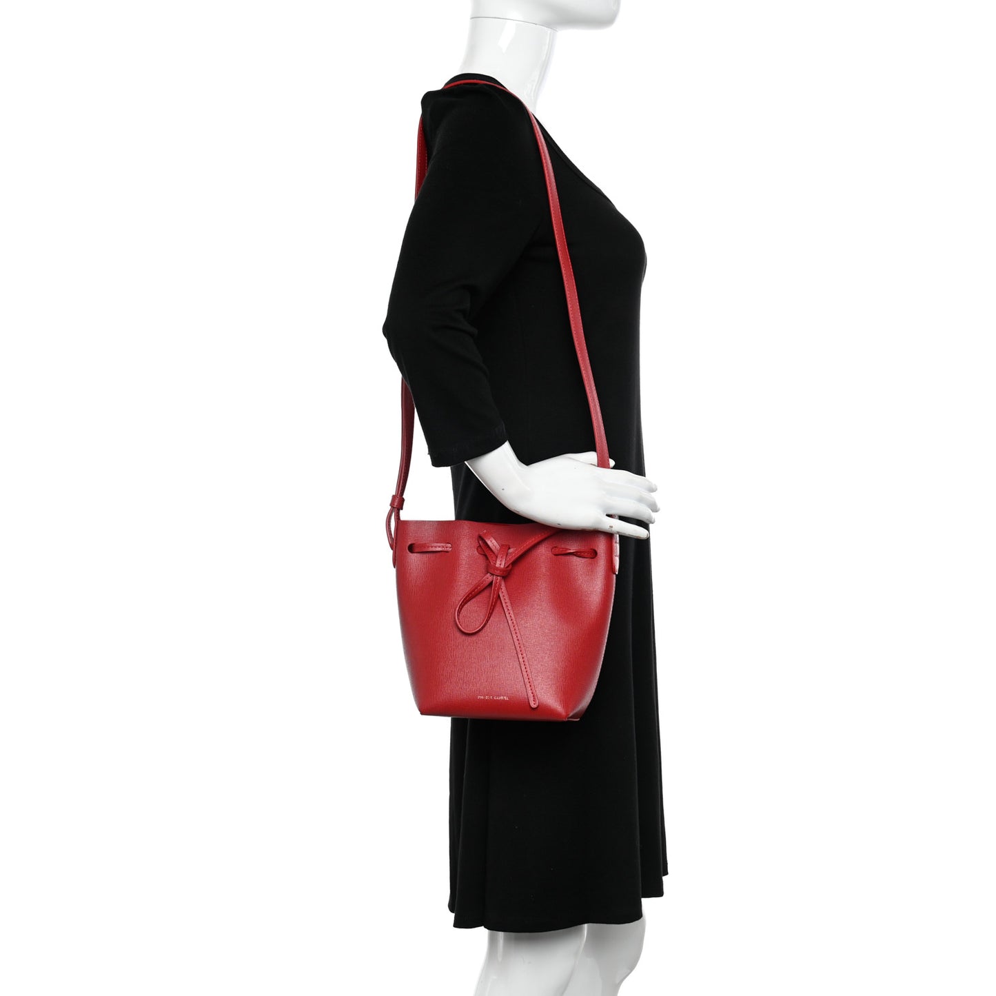 Calfskin Mini Mini Bucket Bag Flamma