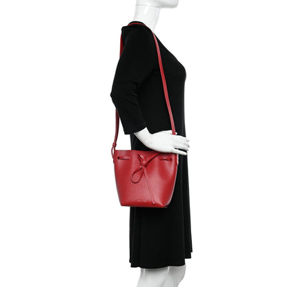 Mansur Gavriel Calfskin Mini Mini Bucket Bag Flamma 2 of 10