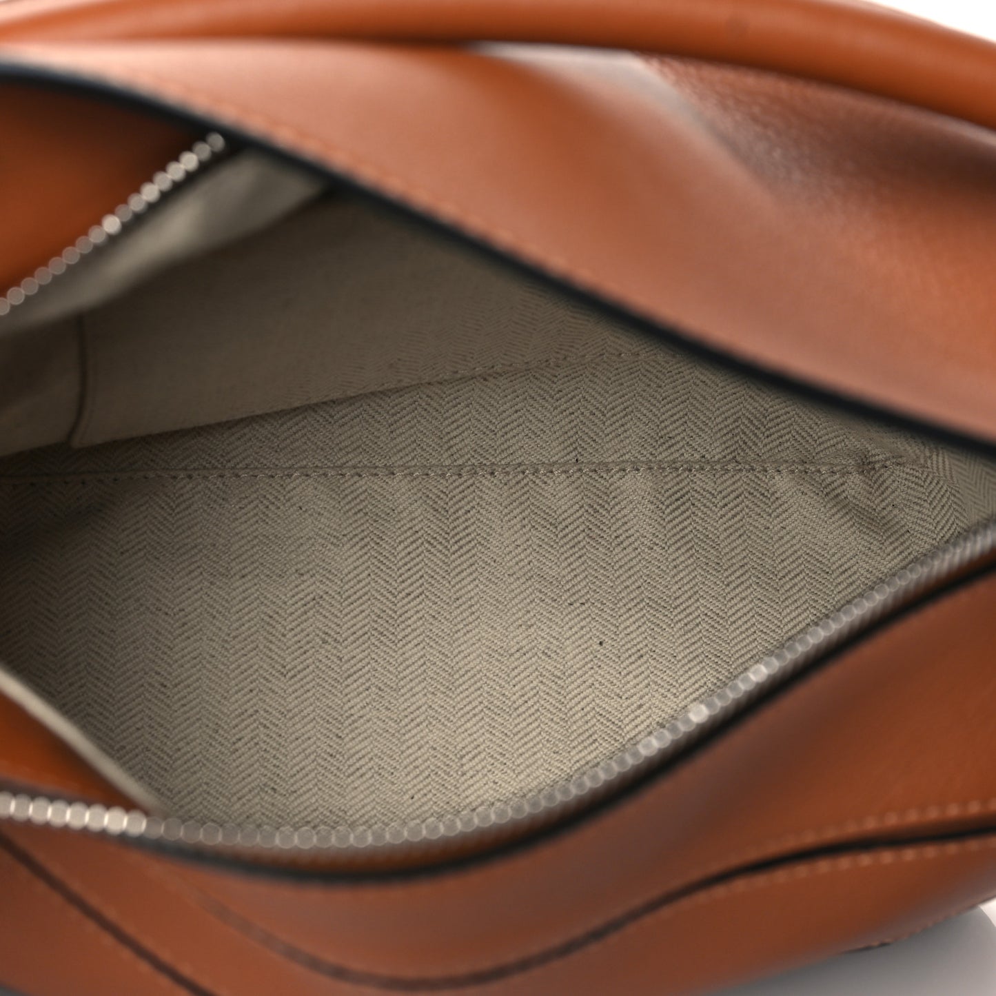 Calfskin Small Puzzle Bag Tan