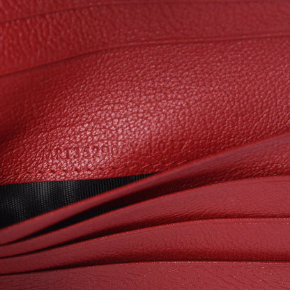 Saint Laurent Goatskin Belle de Jour French Wallet Rouge Orient 6 of 6
