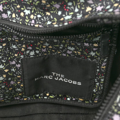 Marc Jacobs Cotton Canvas Floral Print Medium The Traveler Tote Bag Black 6 of 10