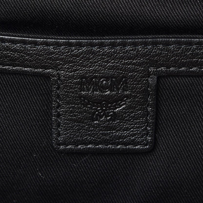 MCM Calfskin Ottomar Monogram Duke Backpack Black 10 of 12