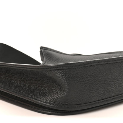 Hermes Taurillon Clemence Evelyne III PM Black 9 of 11