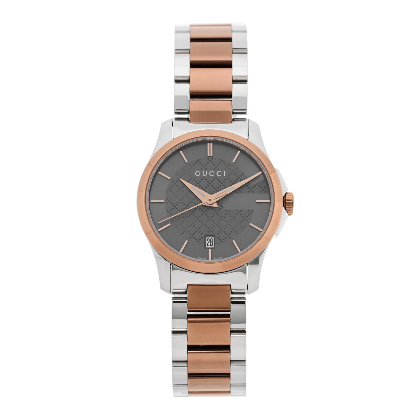 Stainless Steel 27mm G-Timeless Two Tone Quartz Watch Black