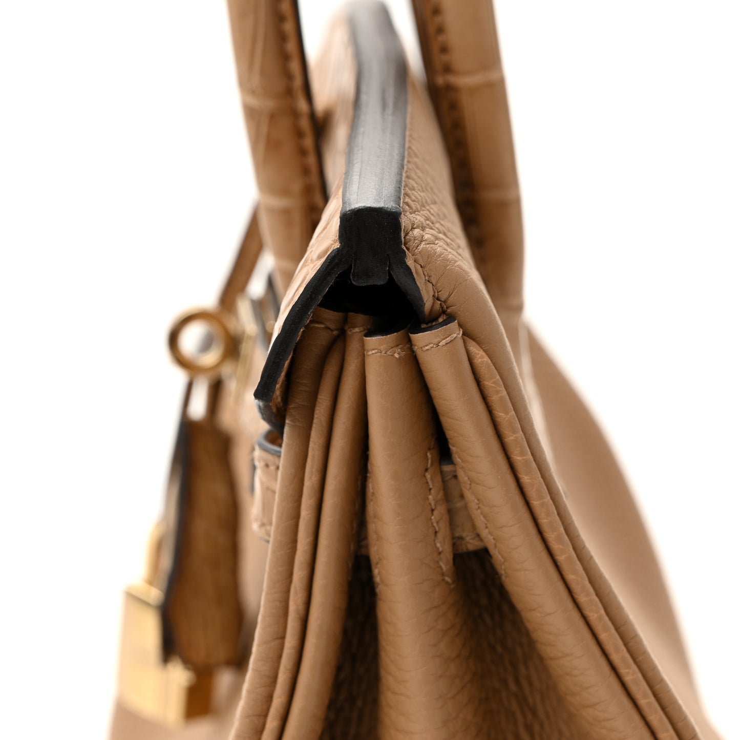 Togo Matte Alligator Birkin Touch 25 Chai