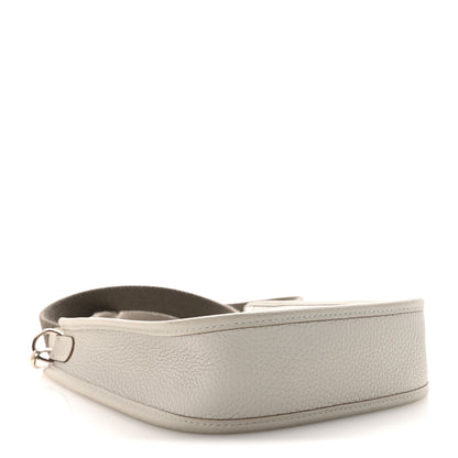 Hermes Taurillon Clemence Amazone Evelyne TPM Gris Perle Etain 4 of 11