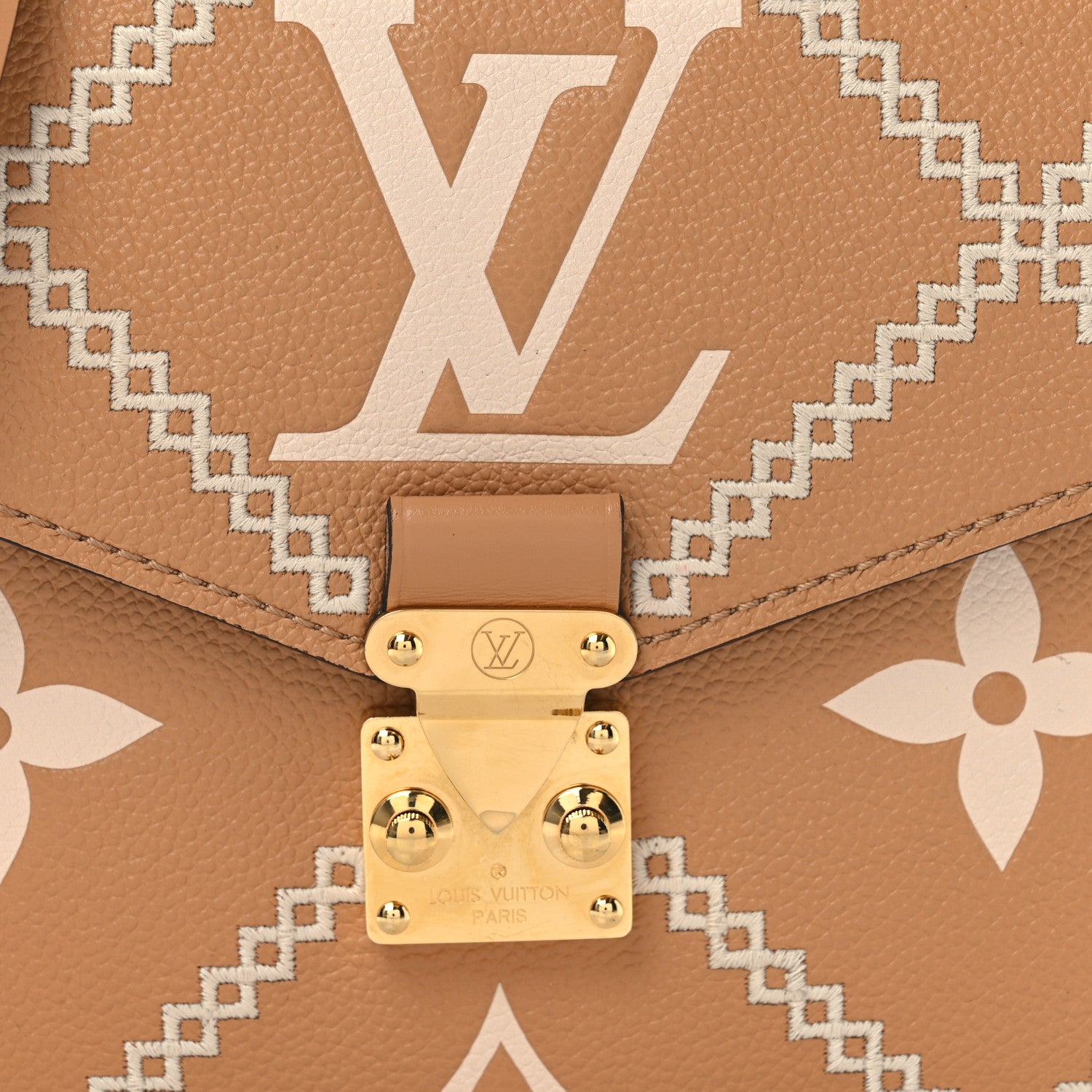 Louis Vuitton Empreinte Monogram Giant Broderies Pochette Metis Arizona 7 of 10