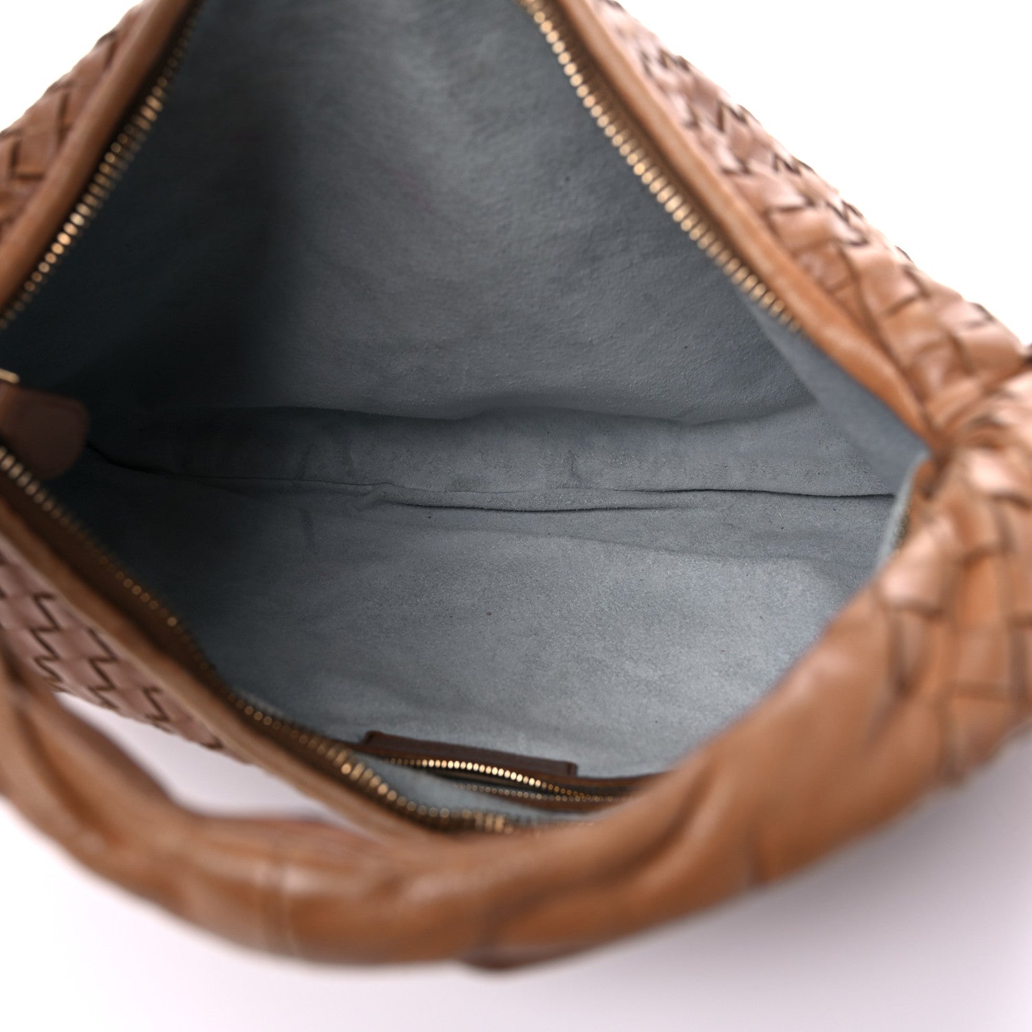 Bottega Veneta Nappa Intrecciato Bi-Color Medium Veneta Hobo Maple Sapphire 5 of 14