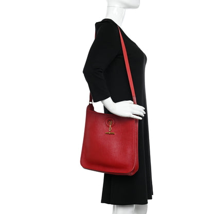 Hermes Buffle Skipper Vespa PM Rouge Vif 2 of 10