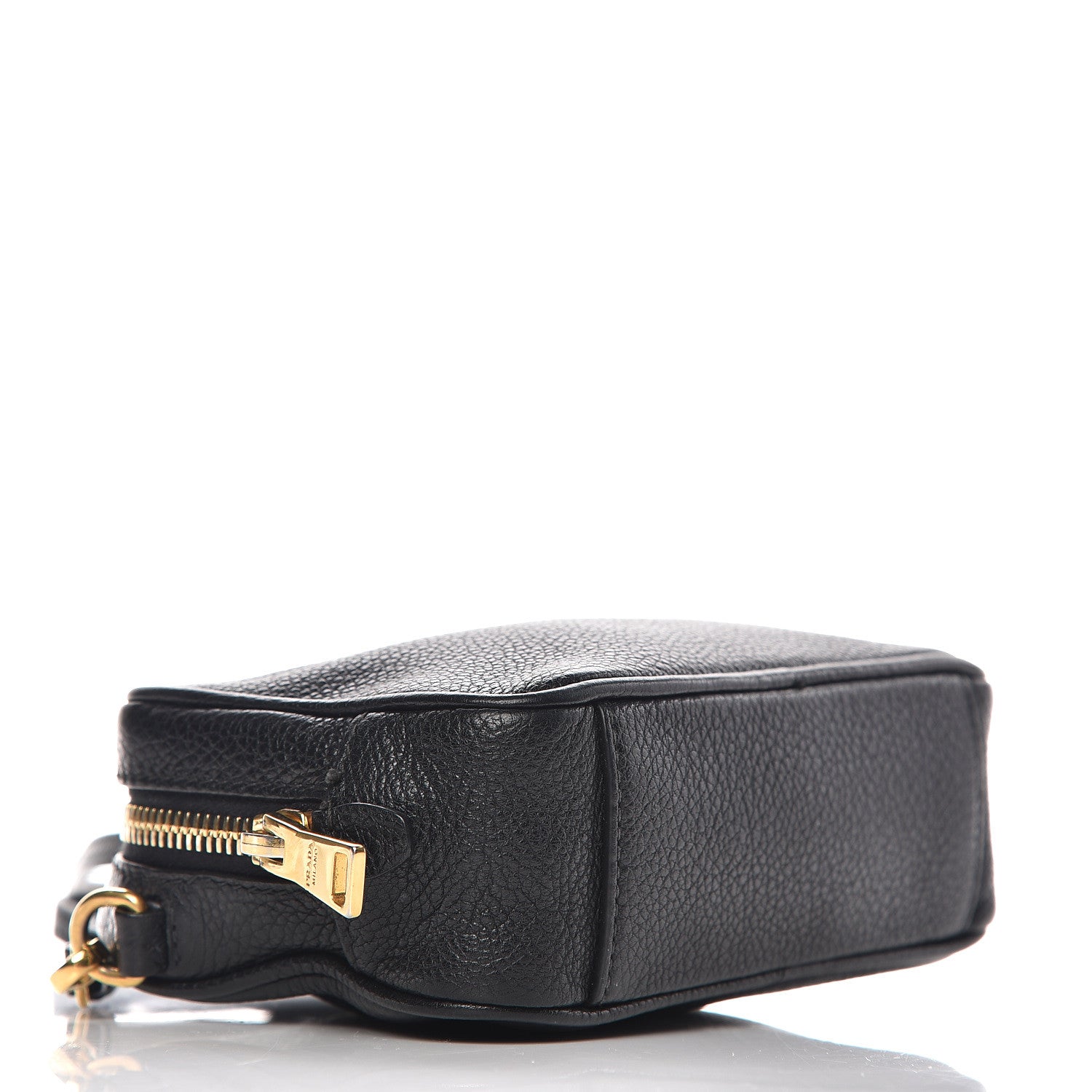 Prada Vitello Daino Mini Camera Crossbody Black 4 of 11