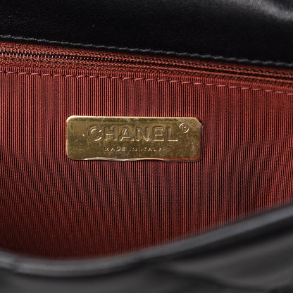 Chanel Goatskin Quilted Medium 19 Flap Black 6 of 10