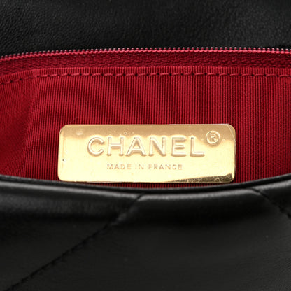 Chanel Lambskin Quilted Medium Chanel 19 Flap Black 6 of 11