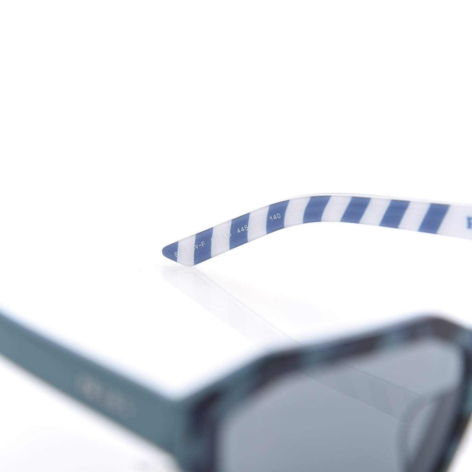 Prada Disguise Sunglasses SPR 03V Blue 6 of 9