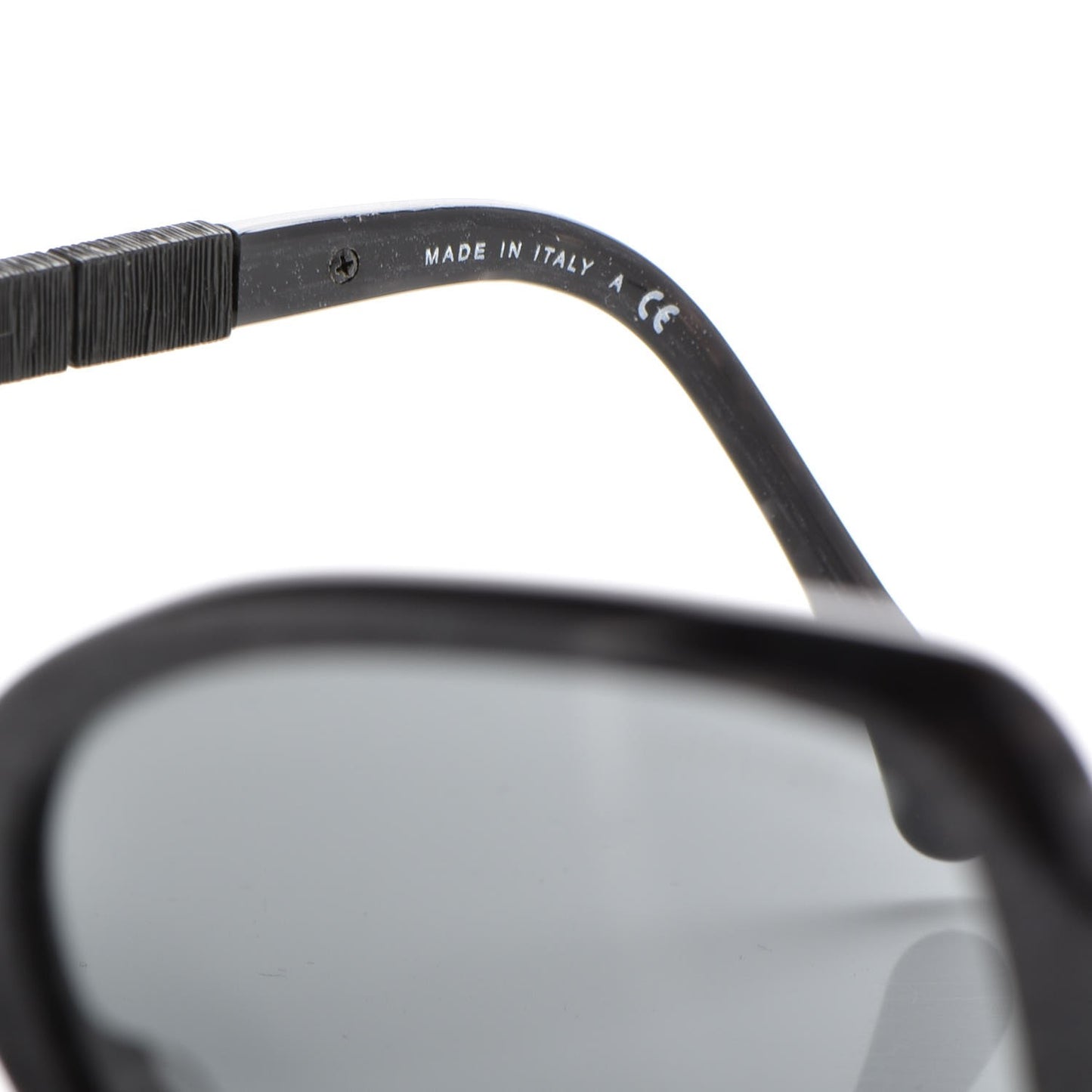 Baguette Crystal Polarized Square Sunglasses 5308-B Black