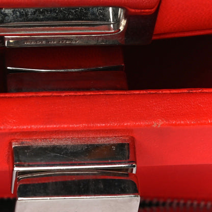 Fendi Nappa Mini Peekaboo Iconic Satchel Papavero 14 of 16