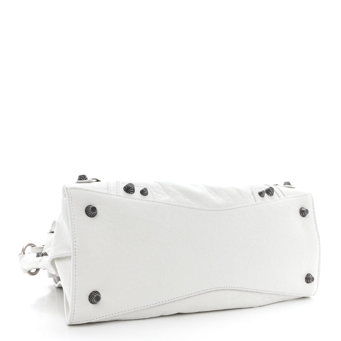 Agneau Arena Small Neo Cagole City Handbag Optic White