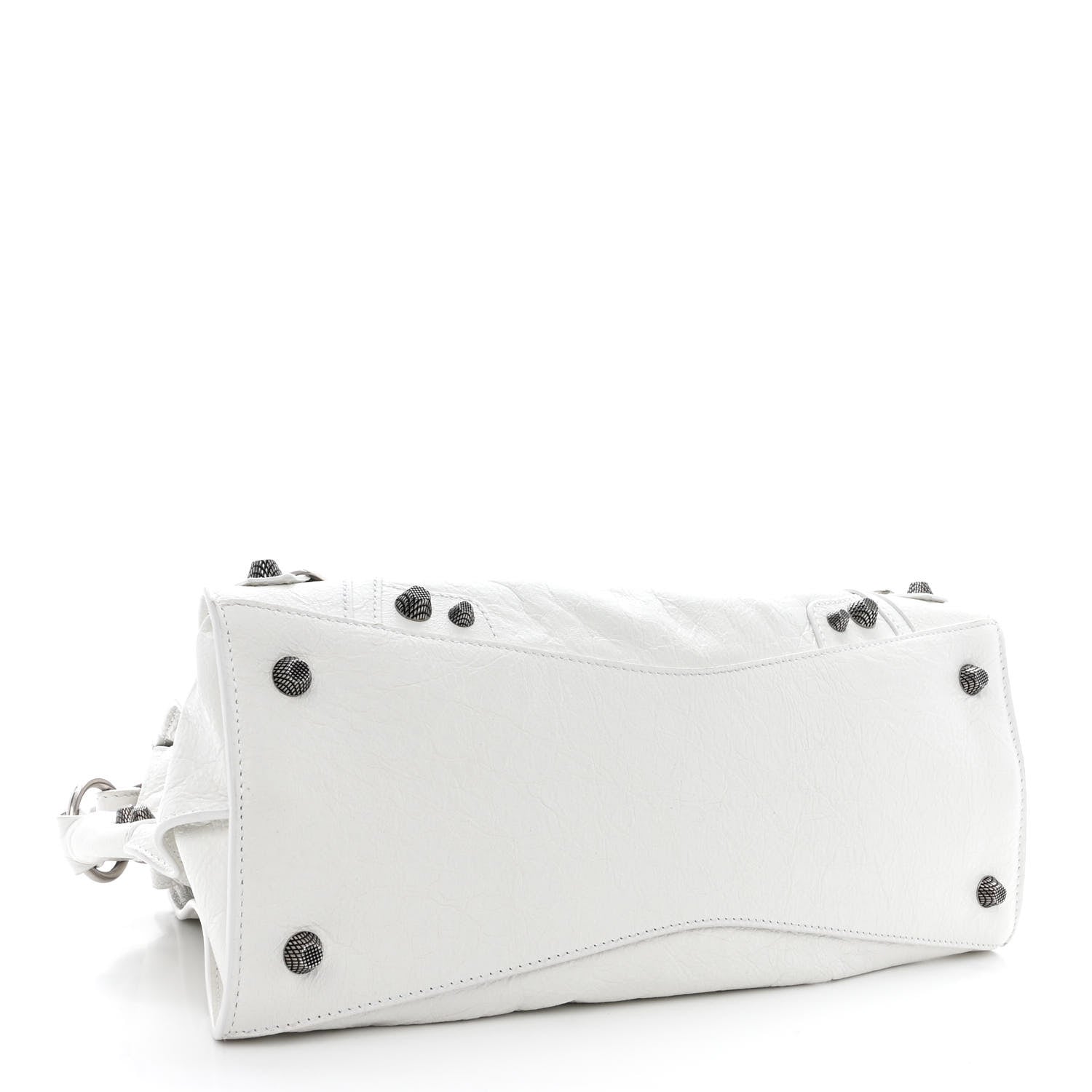 Balenciaga Agneau Arena Small Neo Cagole City Handbag Optic White 4 of 11