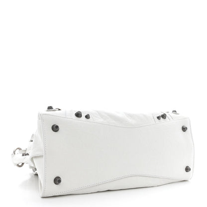 Balenciaga Agneau Arena Small Neo Cagole City Handbag Optic White 4 of 11
